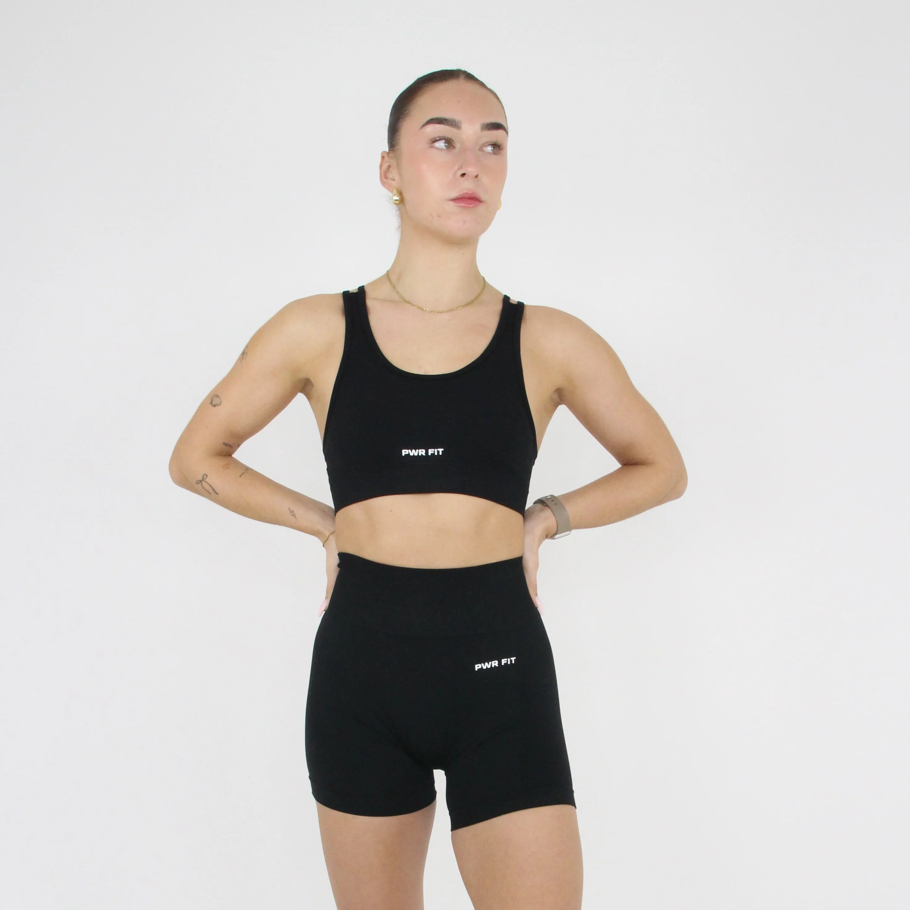 Amplify Sports Bra (Graphite Black) - Image 3