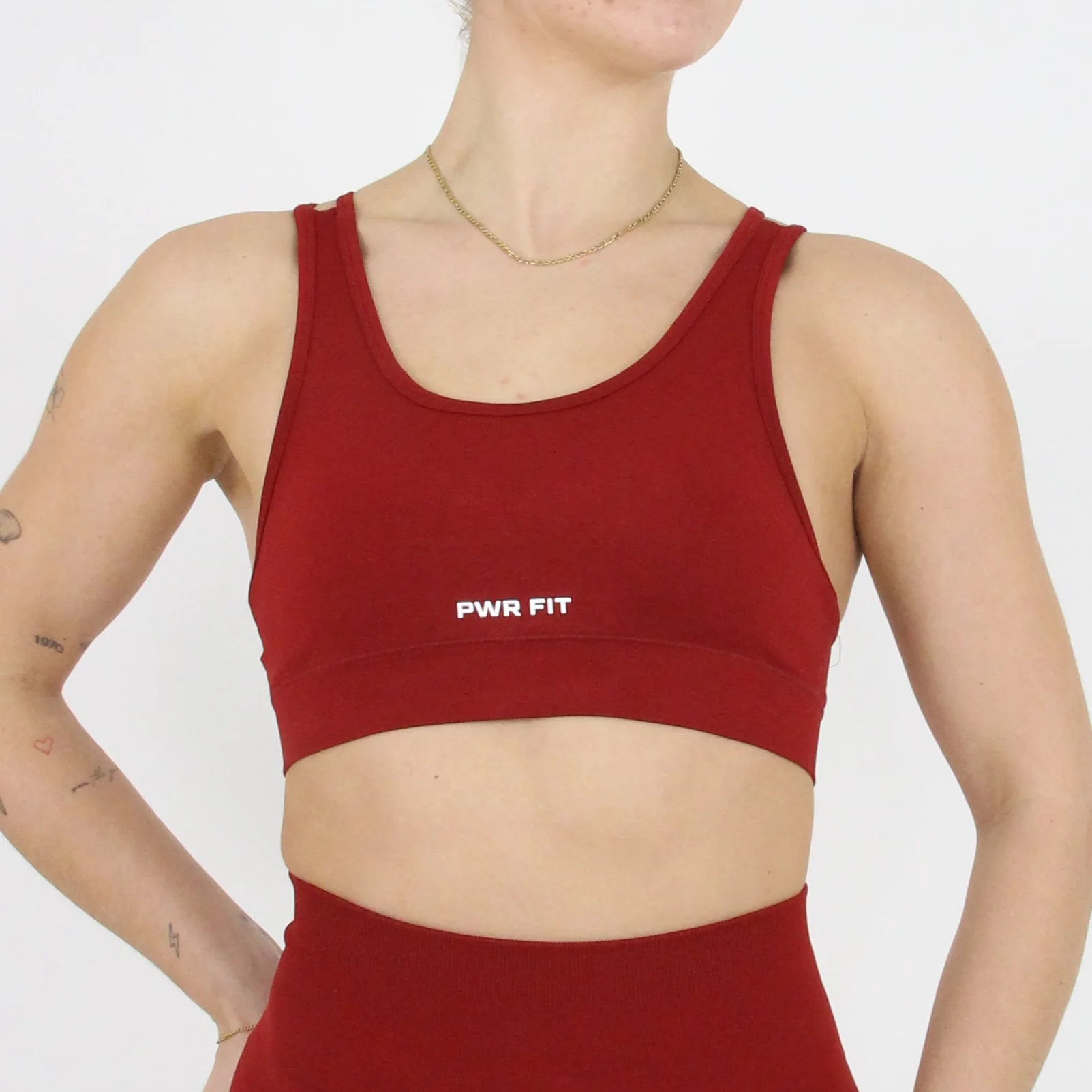 Amplify Sports Bra (Scarlett Red) - Image 3