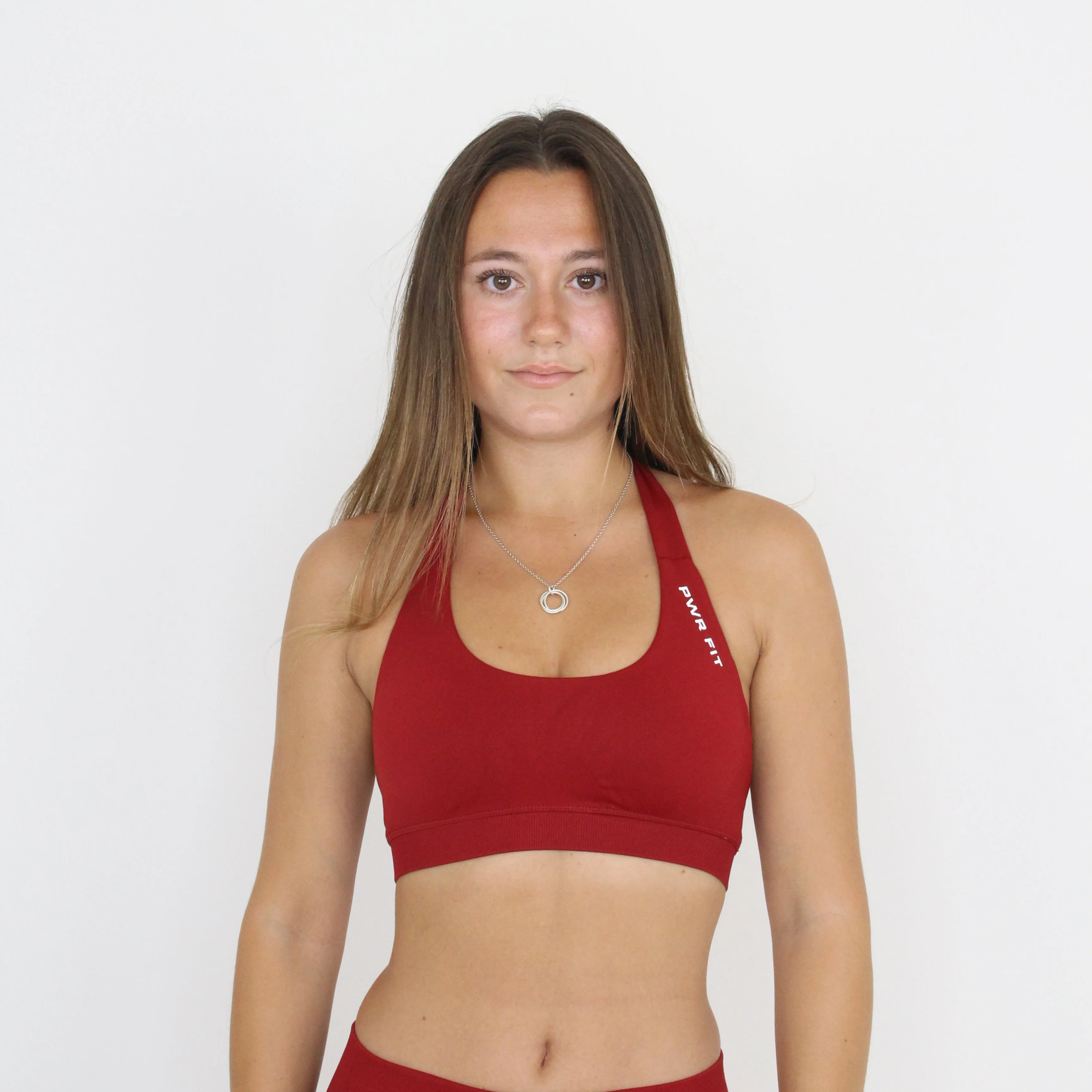 Embrace Halterneck Bra (Crimson Red)
