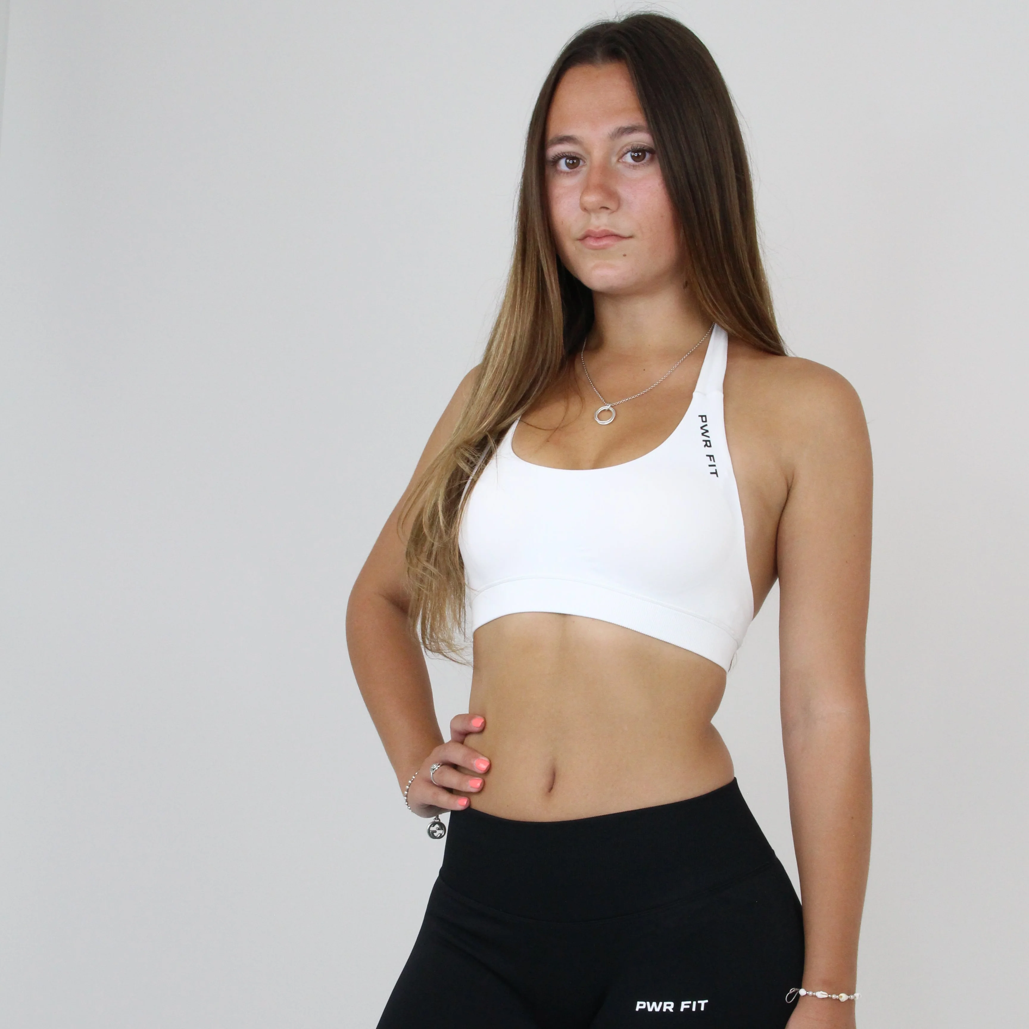 Embrace Halterneck Bra (White) - Image 4