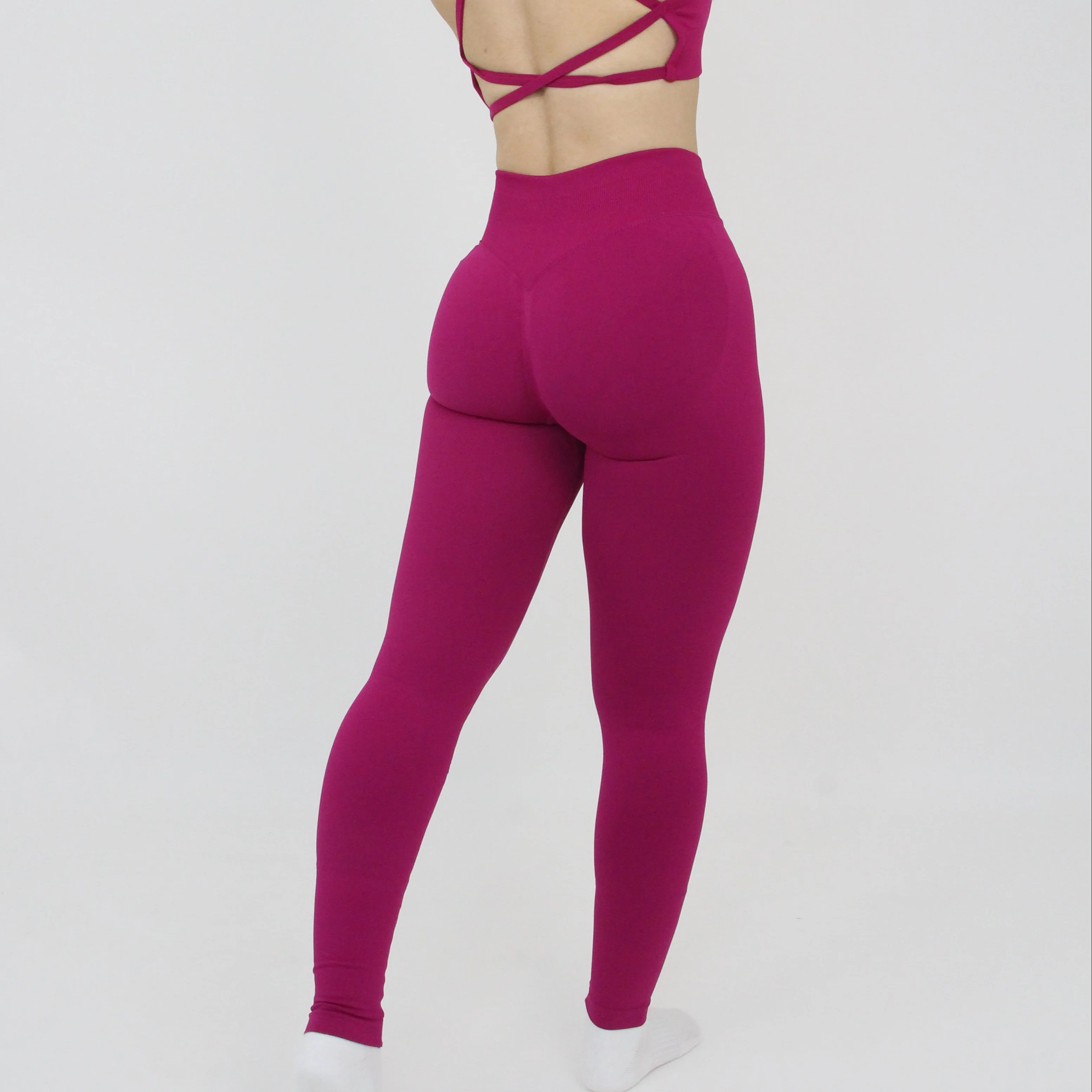 Embrace Leggings (Berry Pink) - Image 4