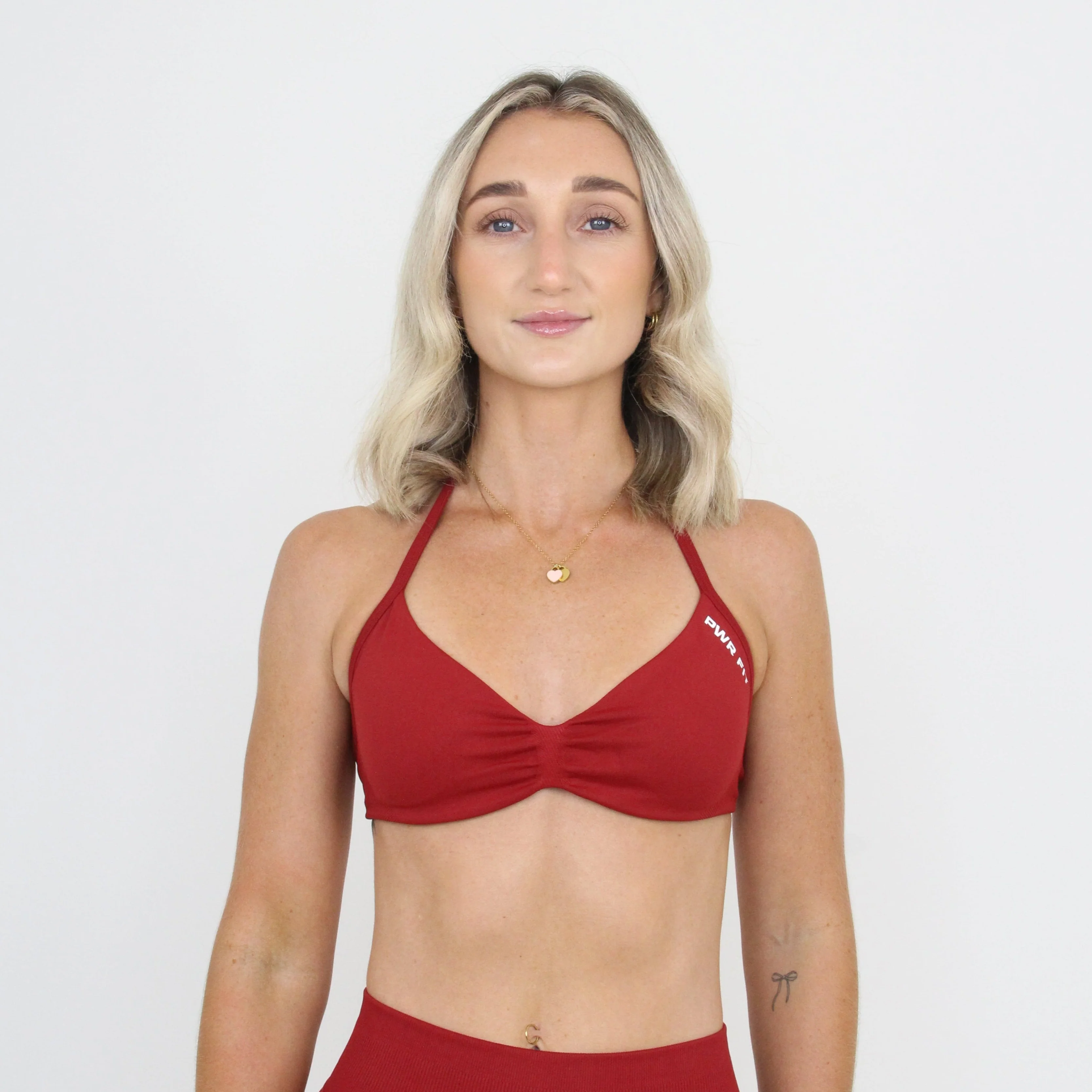 Embrace Minimal Bra (Crimson Red)