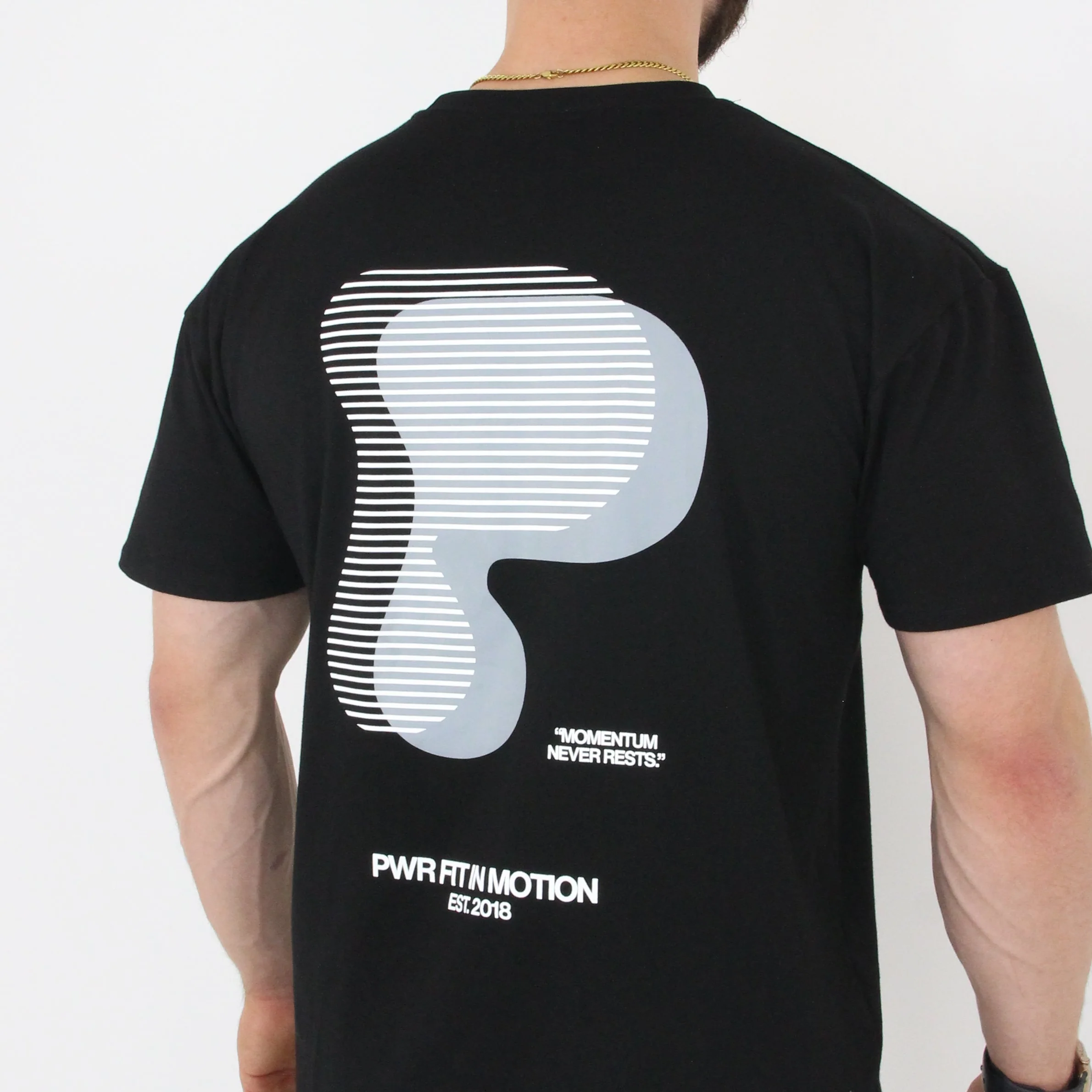 Motion Graphic Tee (Black) - Image 3