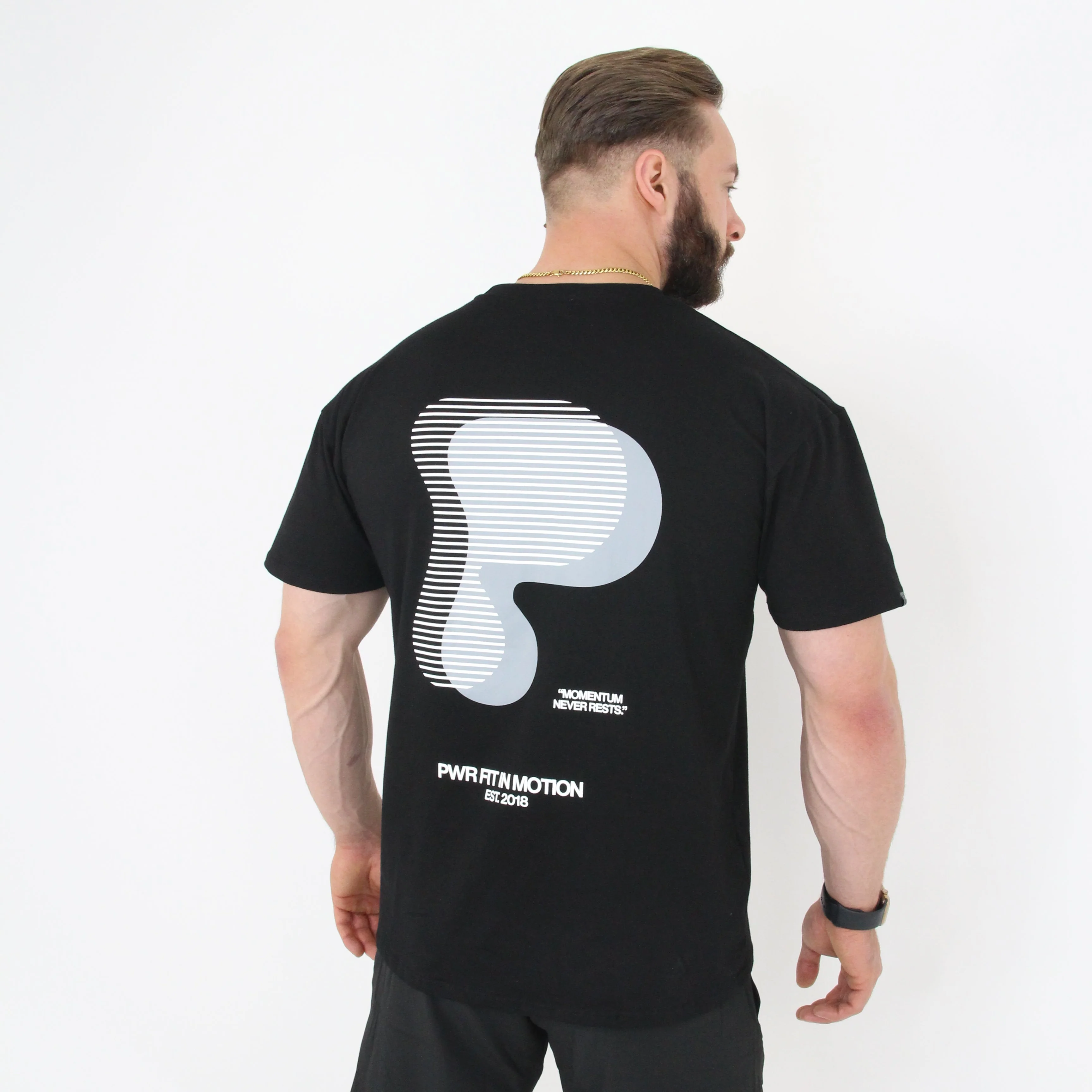Motion Graphic Tee (Black) - Image 5