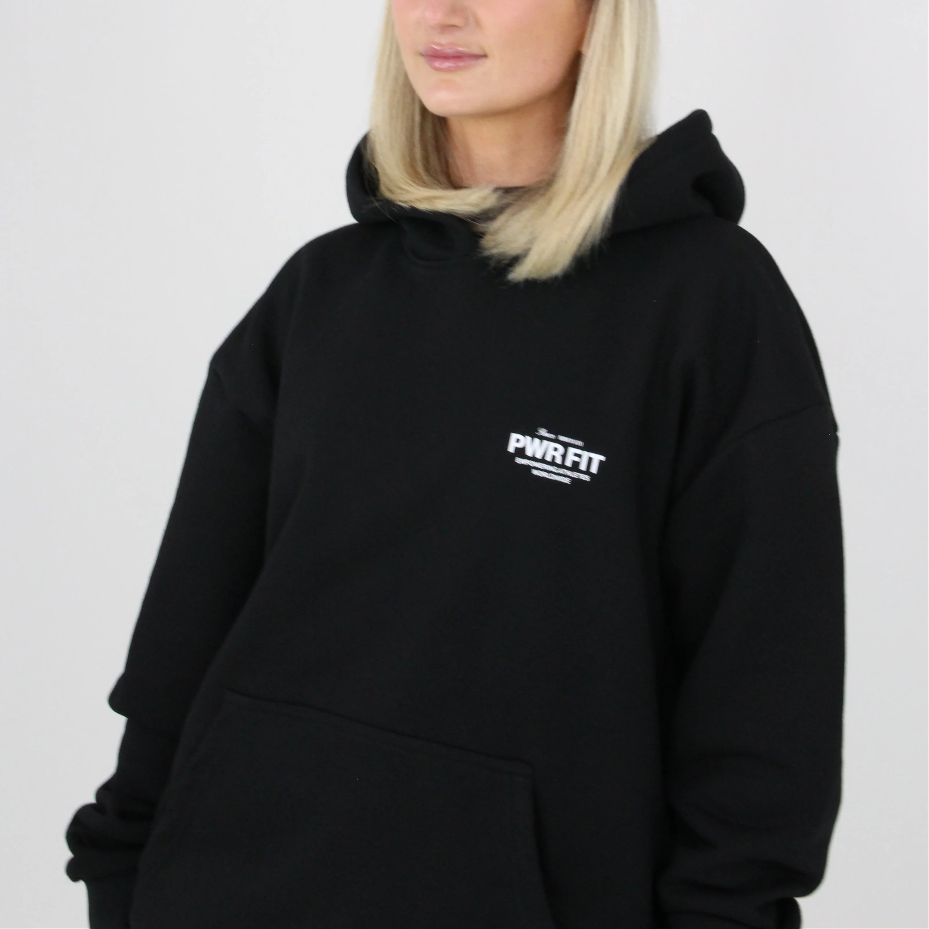 Signature Oversized Hoodie (Black) - Image 4