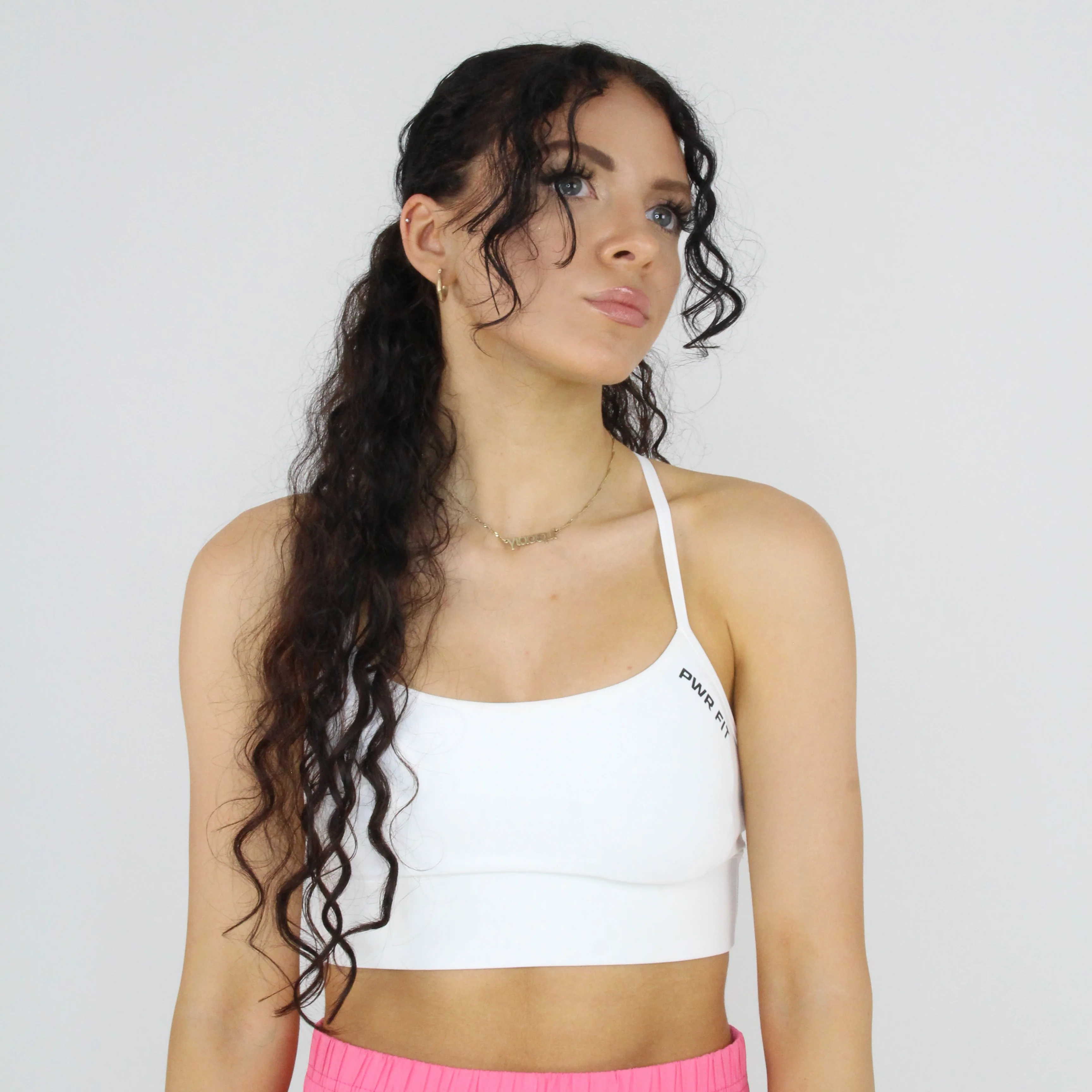 Performance Sculpted Bra (White) - Image 4