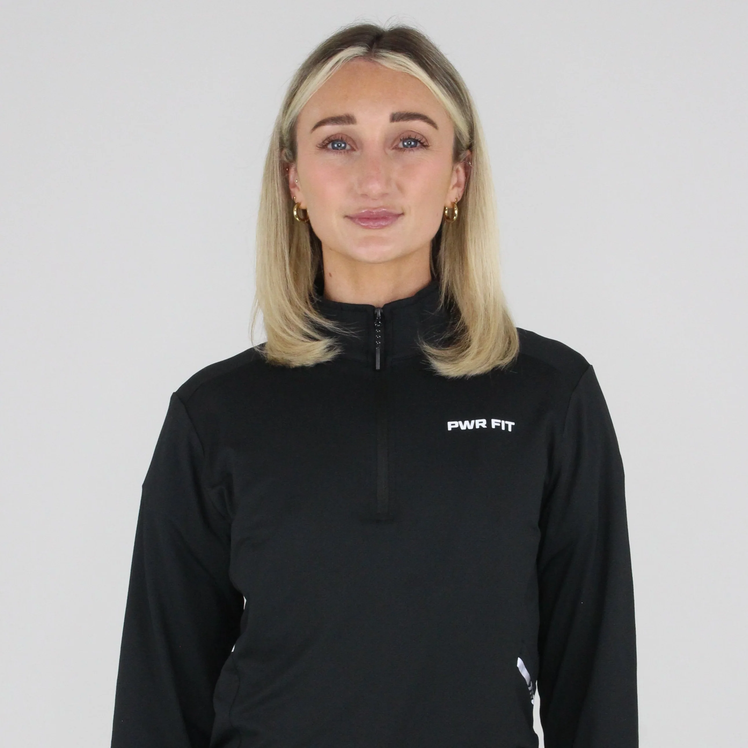 Quarter Zip Training Top (Black) - Image 4