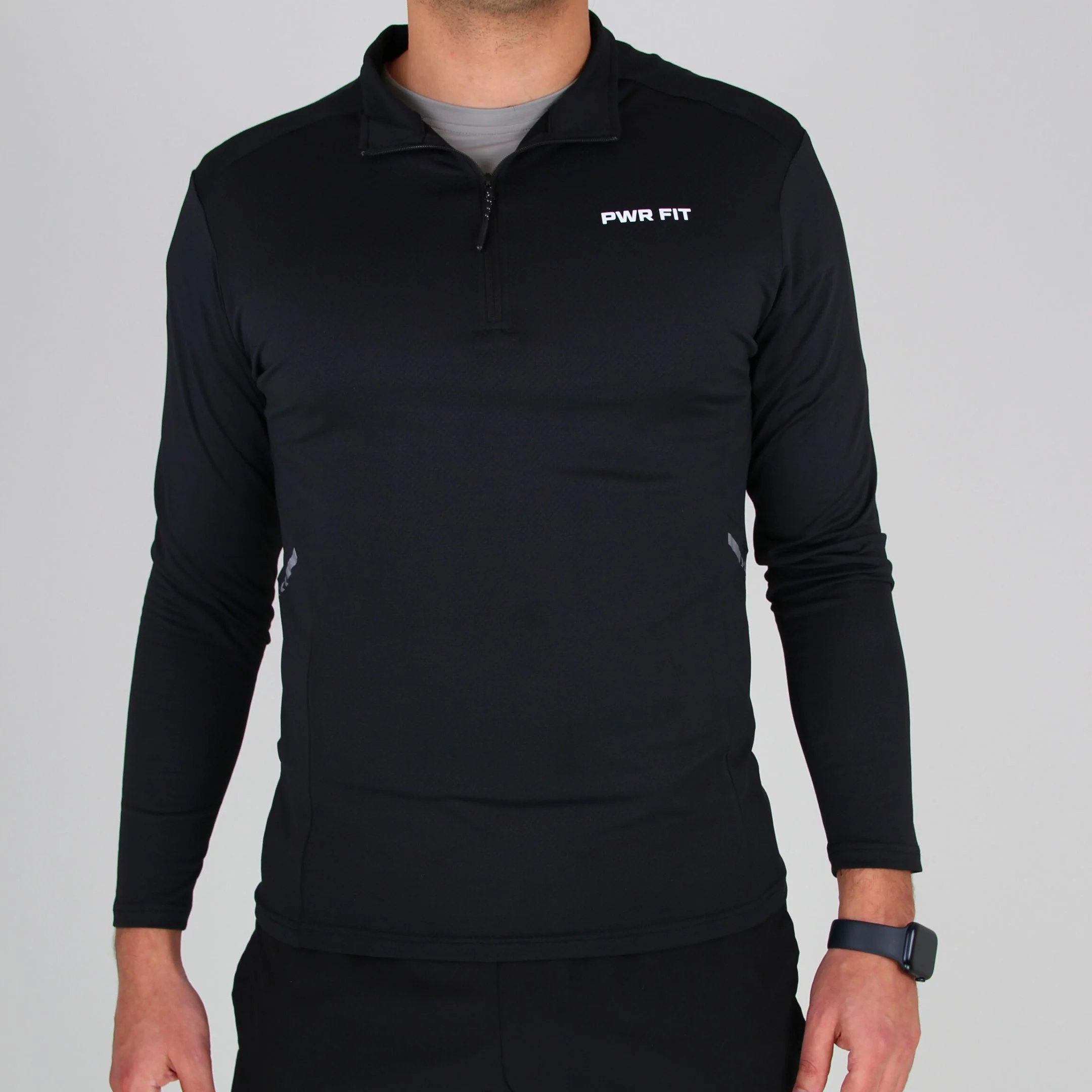 Quarter Zip Training Top (Black) - Image 6