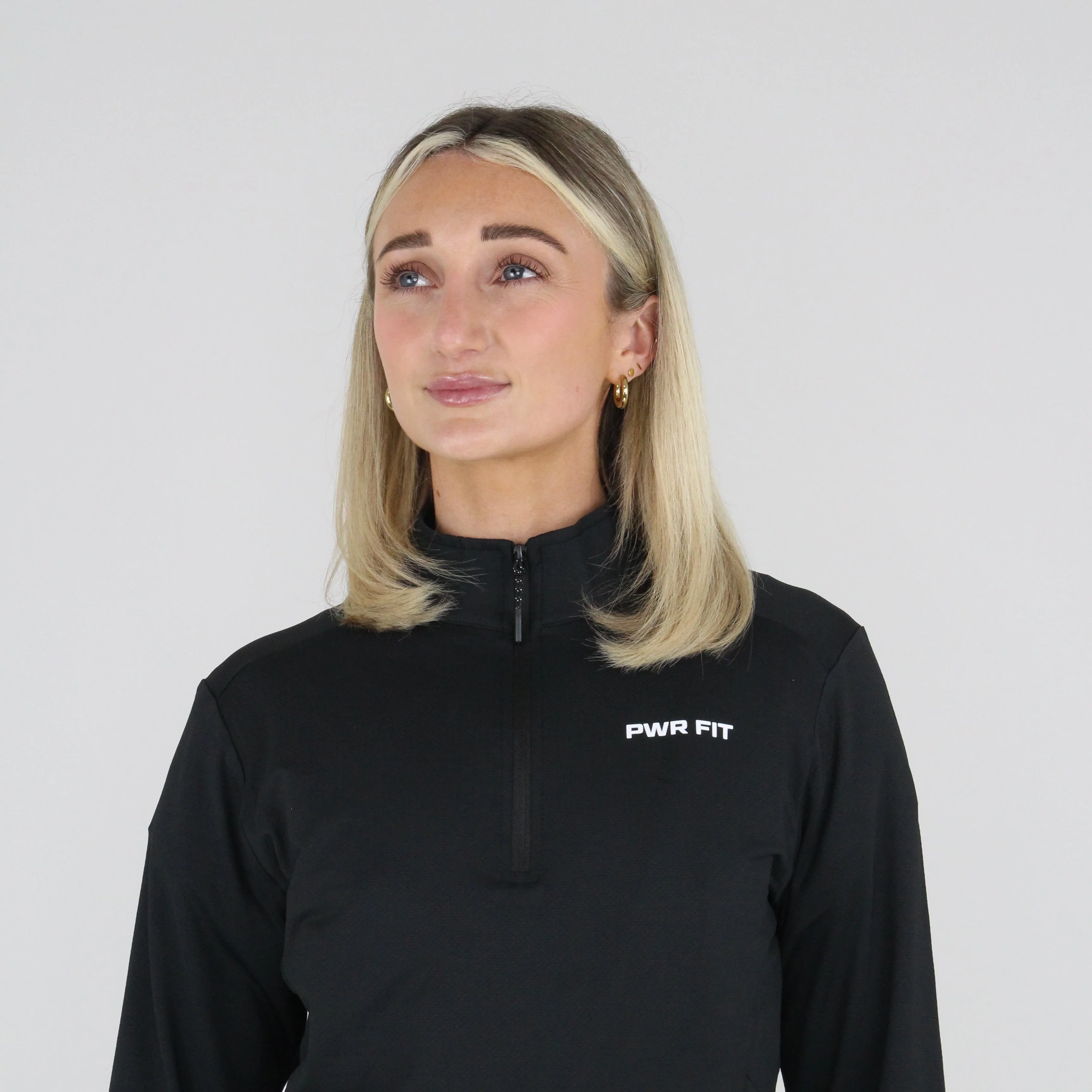 Quarter Zip Training Top (Black) - Image 7