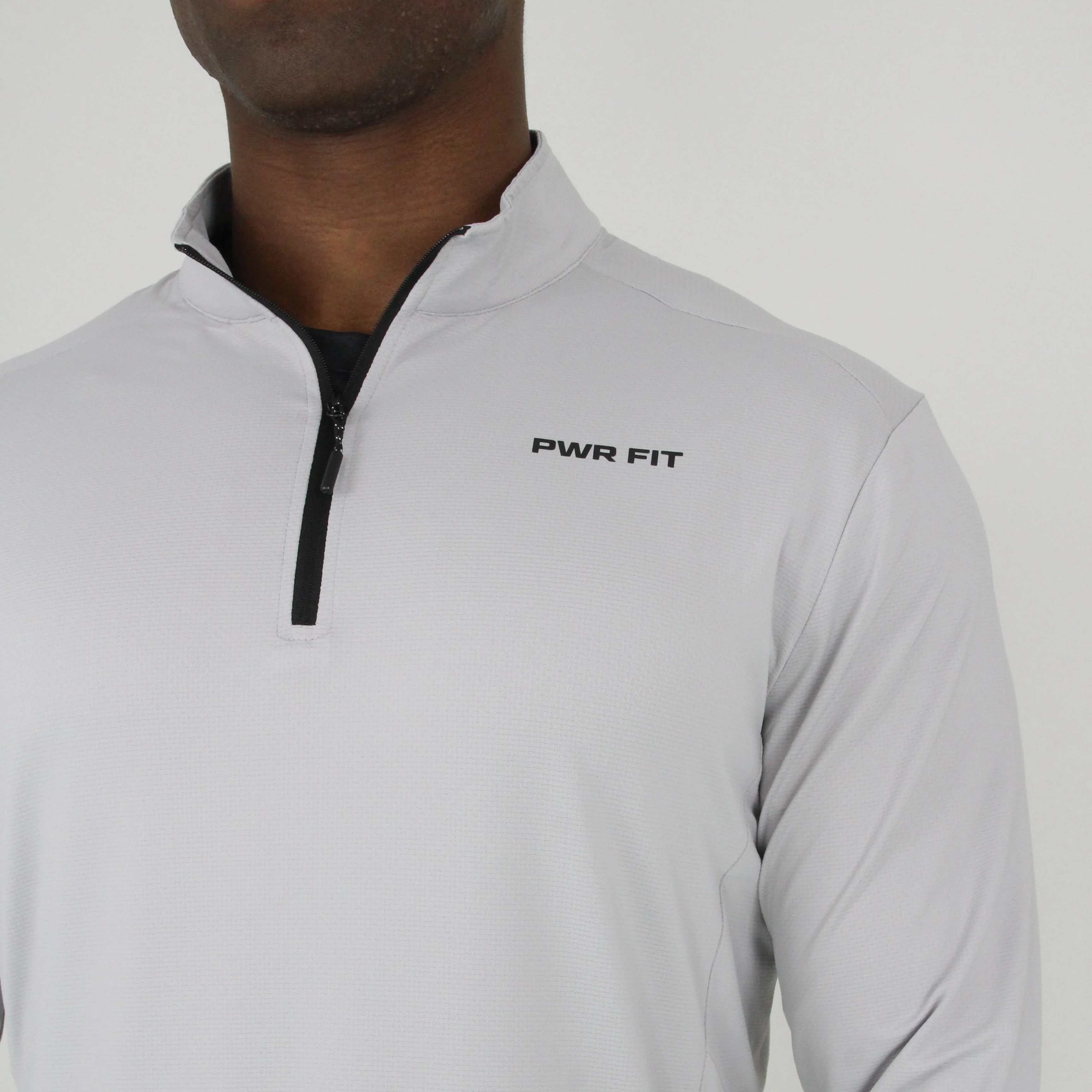 Quarter Zip Training Top (Grey) - Image 3