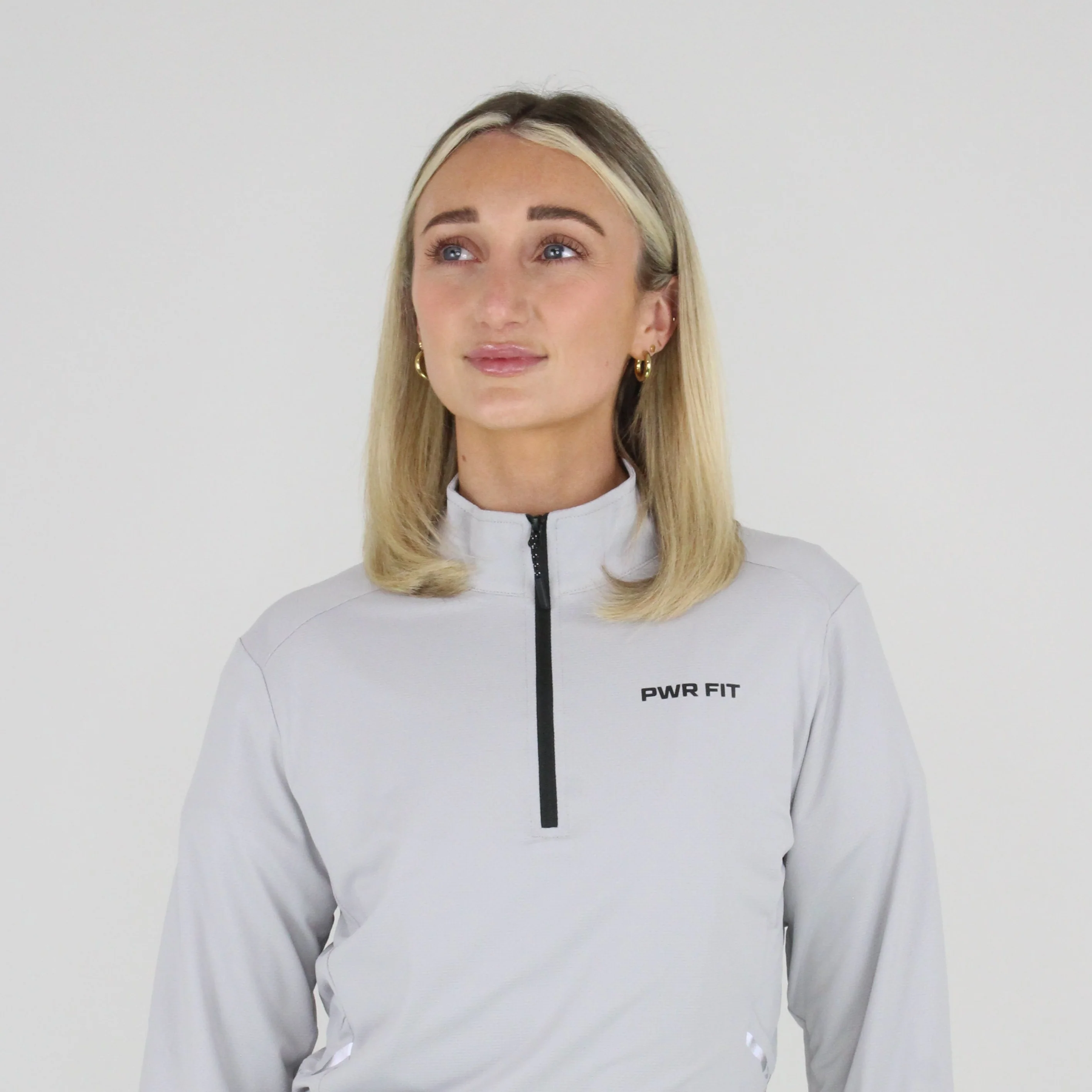 Quarter Zip Training Top (Grey) - Image 4