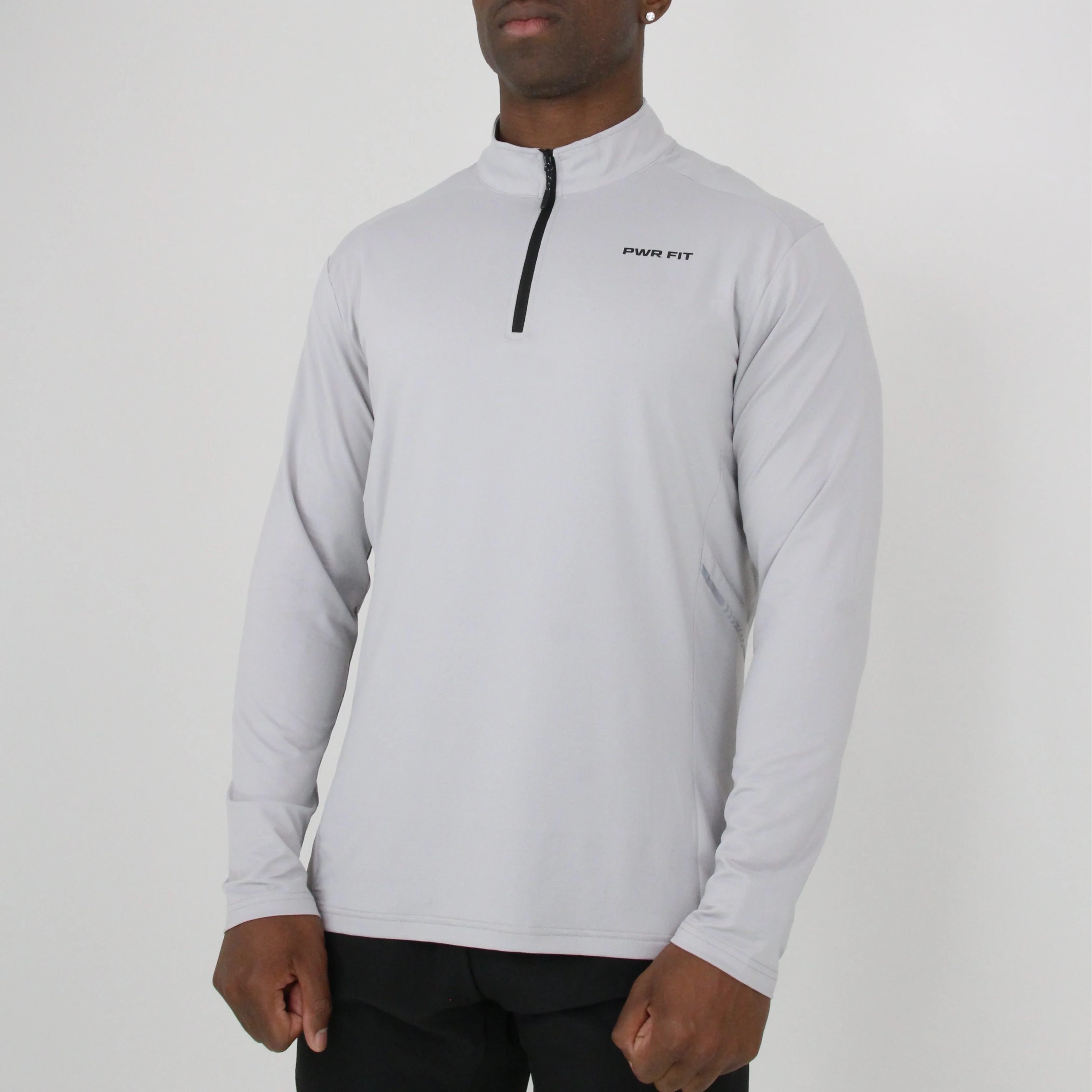Quarter Zip Training Top (Grey) - Image 5