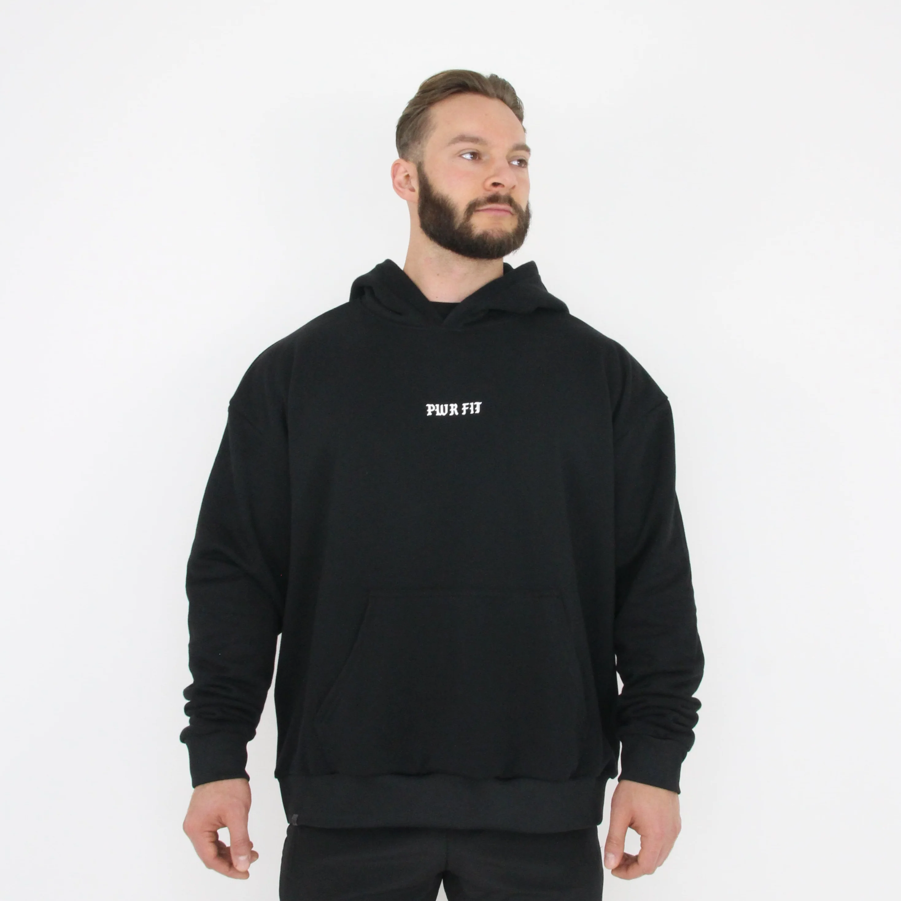 Rage Oversized Hoodie (Black) - Image 4