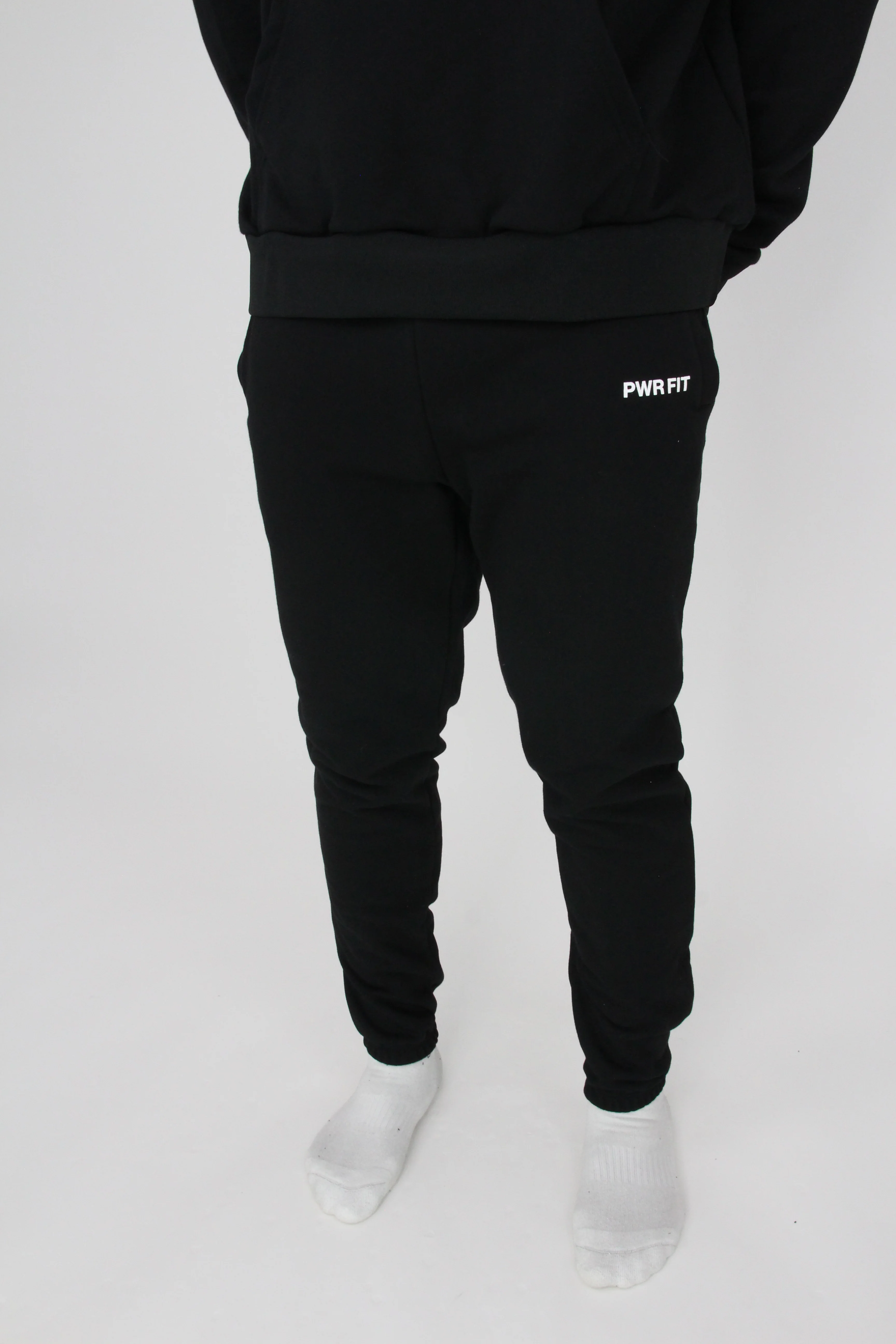 Signature Unisex Joggers (Black) - Image 3