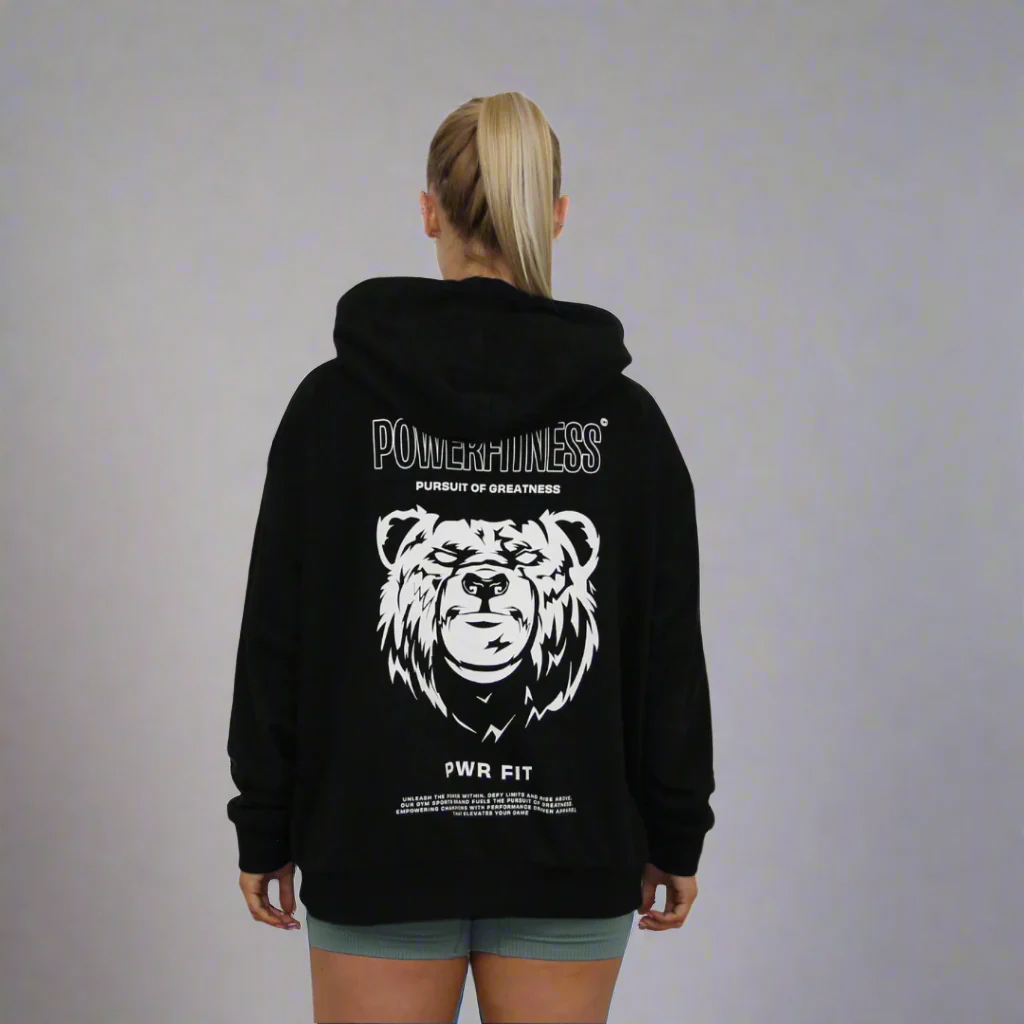 Ursa Oversized Graphic Hoodie (Black) - Image 3