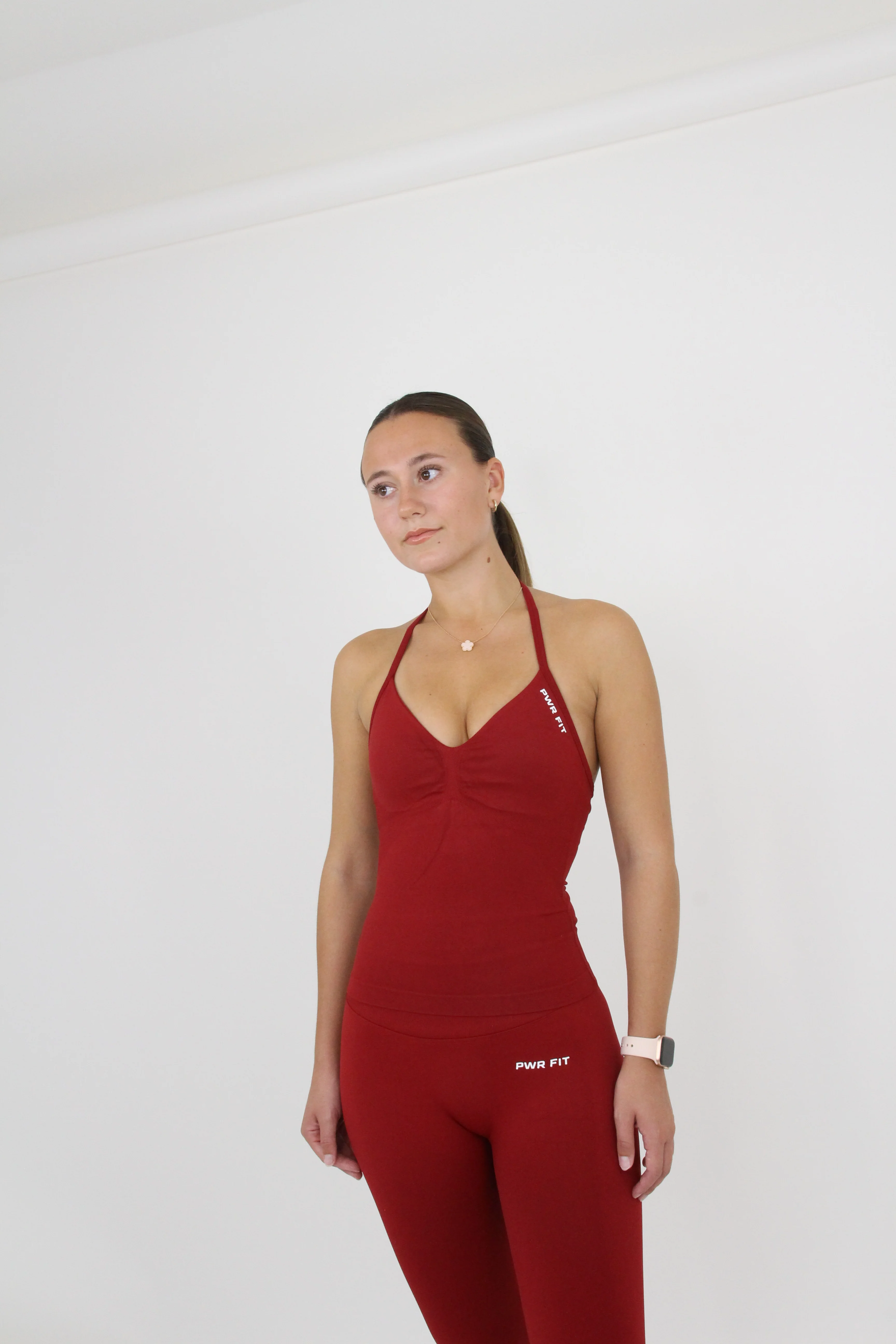 Minimal Strap Embrace Vest (Crimson Red) - Image 3