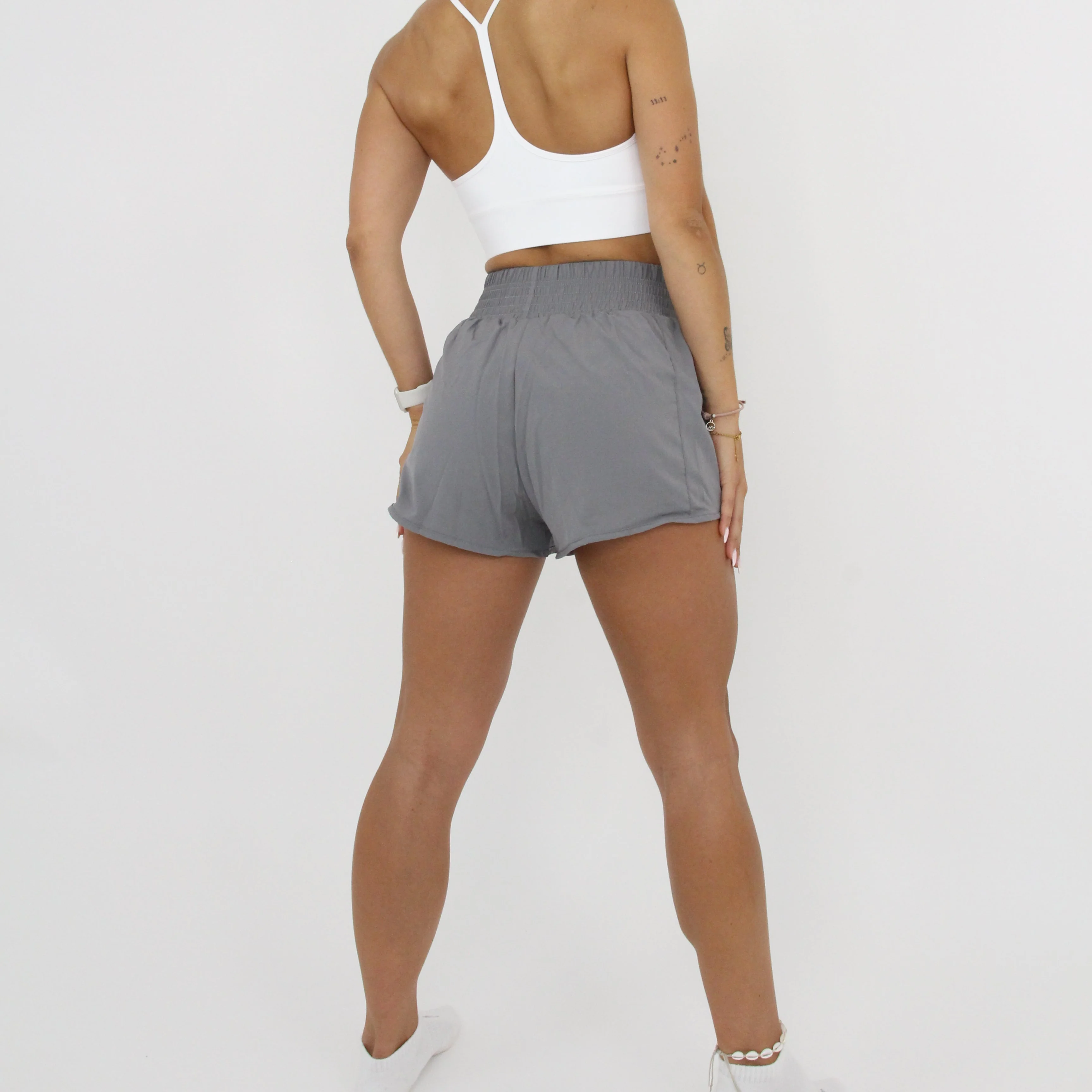 Women's 2-in-1 Performance Shorts (Sports Grey) - Image 2