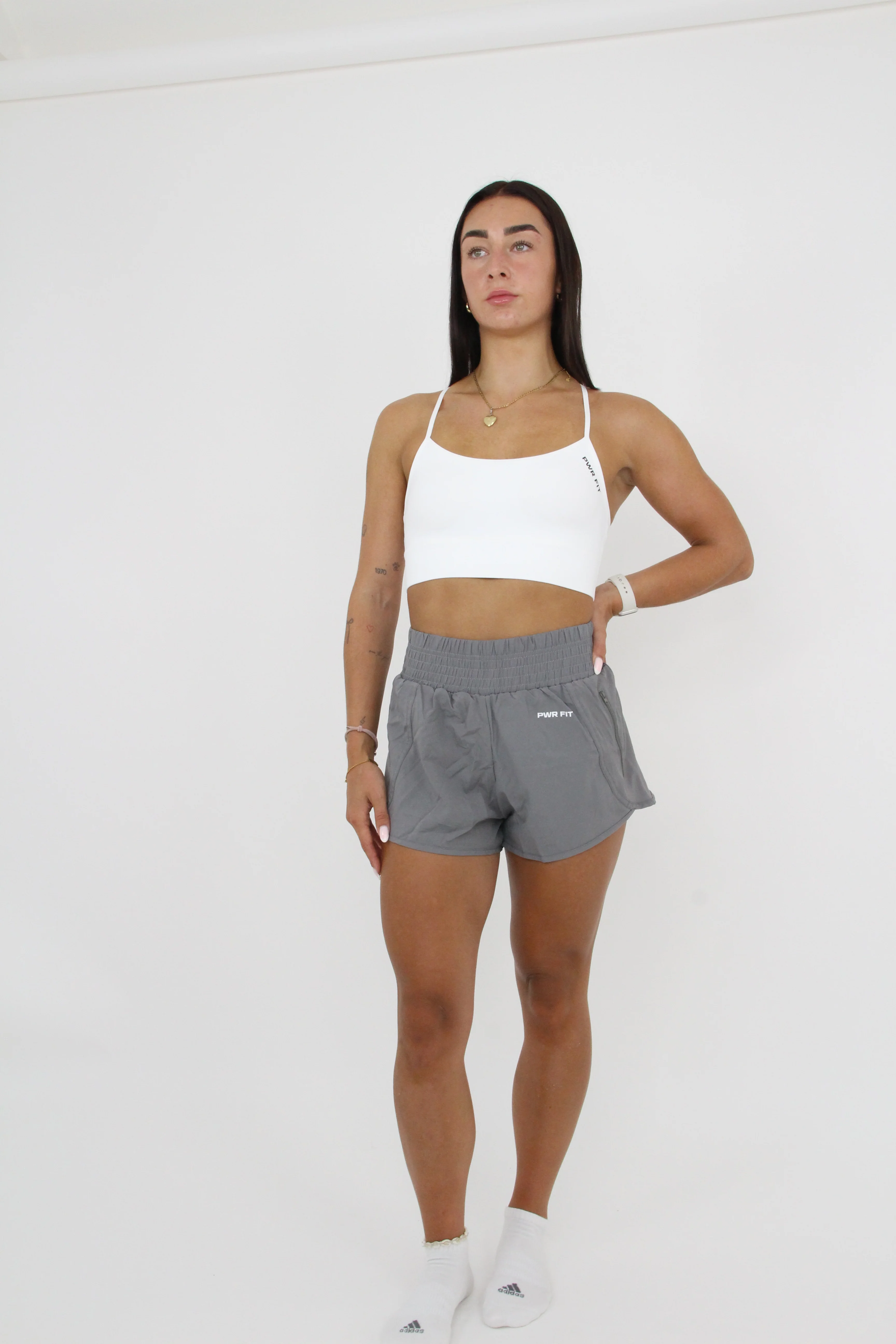 Women's 2-in-1 Performance Shorts (Sports Grey) - Image 3
