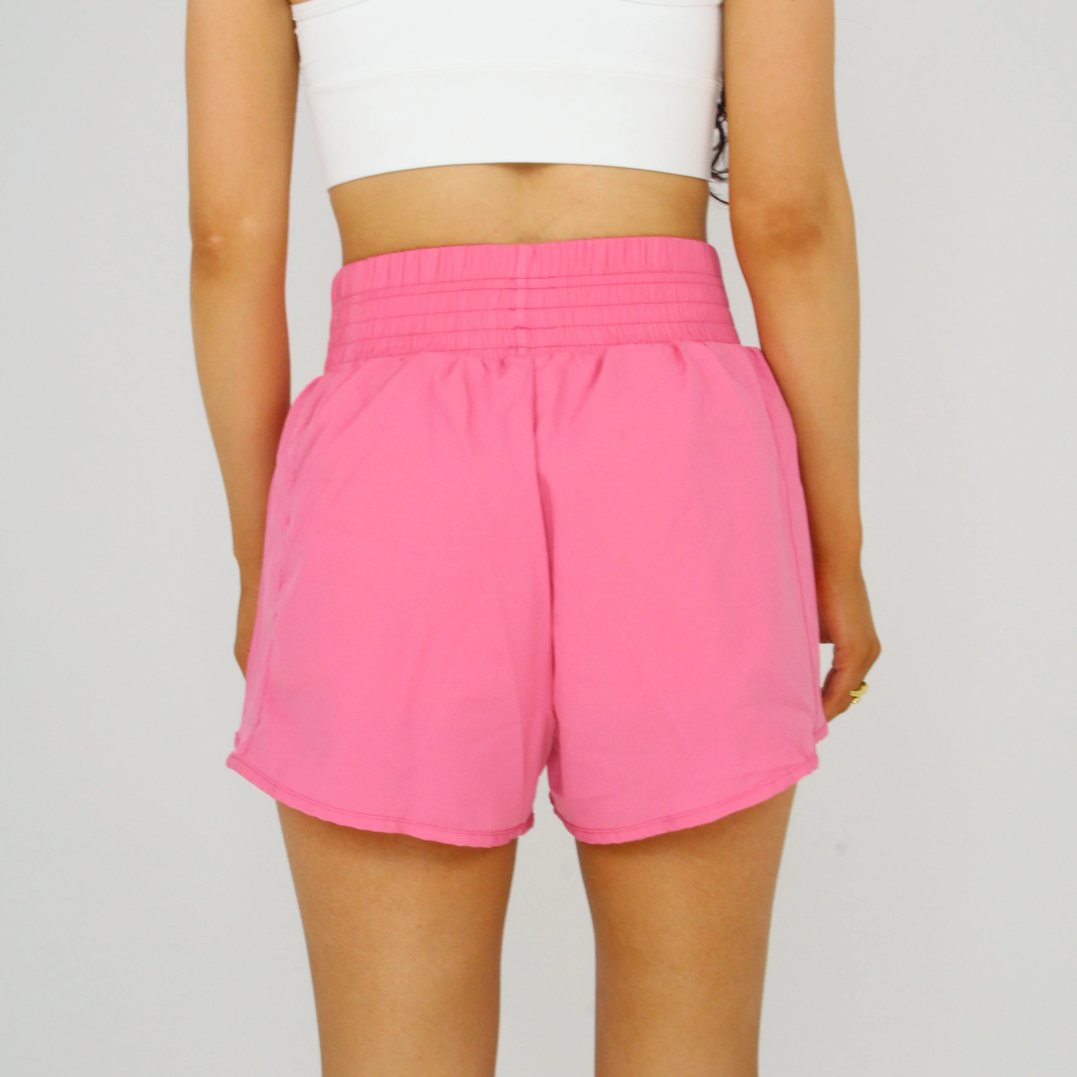 Women's 2-in-1 Performance Shorts (Pink) - Image 3